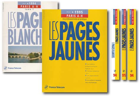 le page blanche|pages blanches et jaunes.